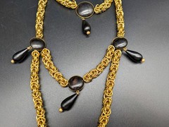 YSL Vintage Yves Saint Laurent Rive Gauche statement necklace
