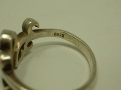 Vintage 925 Sterling Silver Bypass Swirl Ring Size 5.25 Signed S925 Estate Find