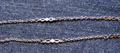 Agate Stone Set in Silver Tone Metal Pendant on 18″ Chain