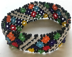 SOUTHWESTERN STYLE COLORFUL SEED BEADS STRETCH BRACELET