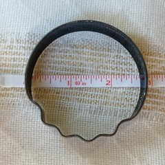 LAURANA BLACK SILVER GOLD ENAMEL BANGL BRACELET Vintage