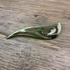 Monet Vintage Abstract Modernist Gold Tone Brooch