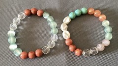 Pair Of Vintage Free Size Beaded Bracelets, Free Size