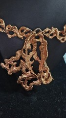 Vintage Erwin Pearl Brutalist Organic Necklace, Bold/Beautiful, Estate Piece!