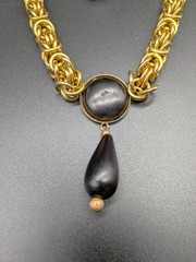 YSL Vintage Yves Saint Laurent Rive Gauche statement necklace