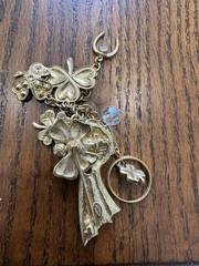 Vintage Kirk’s Folly St. Patrick’s Day / Good Luck Chatelaine Brooch