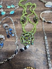 Vintage to now Costume jewelry Lot Mixed Jewelry Lot Pendants Earings Necklaces