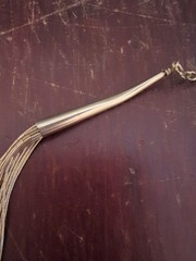 Vintage Navajo Liquid 1/20 12K GF 20 Strands Chain Necklace 30 In Long