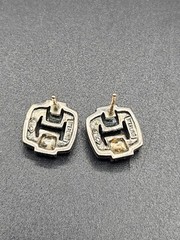 Beautiful Judith Jack Sterling Silver Marcasite Brooch and Earrings