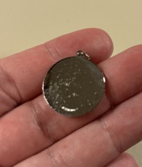 Vintage 1960s Griffith Sterling It’s A Girl Enamel Charm NOS