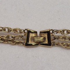 ALFRED PHILIPPE CROWN TRIFARI ROOT BEER 3 STRAND WATERFALL NECKLACE Set W/Extras