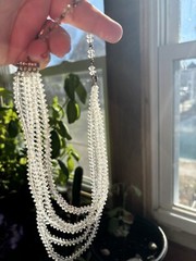 Aunt Elza’s Crystal Necklace Amulet Magnificent Magical Fortune Teller Heirloom