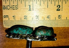 Native American Turquoise Sterling Silver Ring Old Pawn Antique Navajo 7.5
