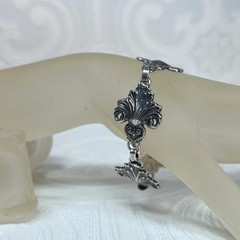 Antique Bracelet Peruzzi Renaissance Revival 800 Silver Gothic masterpiece Italy