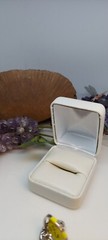 STERLING SILVER CN MARQUISE SHAPE 2 Tiered BAND RING Sz8 4.7g Vintage A4273OS