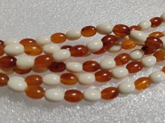 VTG Avon Cosmopolitan Collection Necklace W/ Matching Earrings 6 Strand Honey…