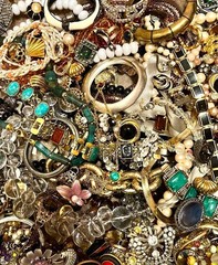 3 Lbs Pounds Unsorted Huge Lot Jewelry Vintage Now Junk Art Craft Treasure Fun
