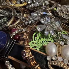 Vintage to Now Jewelry Lot, All Wearable Untested. No Broken. Box B4