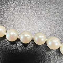 Vintage Carolee Mid Century Double Knotted Signed “Jackie O” Necklace Faux Pearl