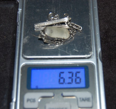 Sterling Charm Bracelet with Skis and Boot 6.36 Grams