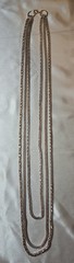 Triple-Strand Silver Chain Necklace