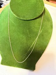 Vintage SOLID 14KT Gold Stamped 18″ Necklace 1 Gram