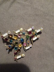 Weiss Vintage Christmas Tree Brooch Pin (T)