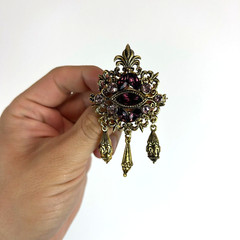 Czech Republic Vintage brooch – Vintage USSR jewelry – soviet