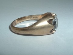VINTAGE UNCAS 10 KT GF RING SIZE 11.75
