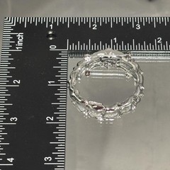 Vintage Gerry’s Wreath Brooch Pin Silver Tone Textured Leaf Costume Jewelry