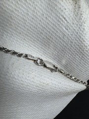 ✨Italy Sterling Silver 925 Large Modern Celtic Knot Pendant 20”Necklace✨