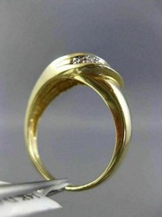 ESTATE 1.03CT ROUND DIAMOND & AAA TRILLION CUT AMETHYST 14K 2 TONE GOLD FUN RING