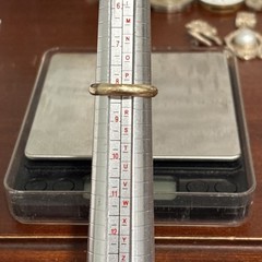 Vintage Men’s Wedding Band 14k RGP Made By Uncas Manufacturing Company