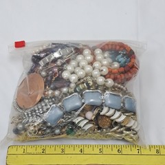 Bag Old Unsearched Jewelry Lot Vintage Estate Find Junk Drawer