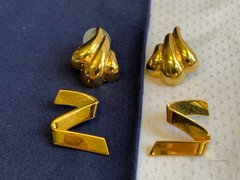 Vtg Earring Lot Jewelry Rama Liz Claiborne Monet Napier Enamel Rhinestone