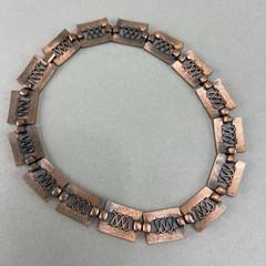 Vintage Renoir Copper Necklace q3z