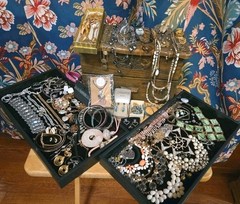 Huge Jewelry Lot Vintage to Modern All Wearable 100+ Pieces Avon, Monet, 925