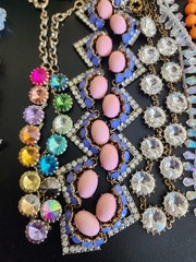 vintage costume jewelry lot of 28 in beautiful box