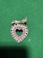 Vintage Brooch Pin Heart