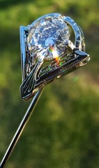 14k Lapel Stick Pin & 0.93ct Diamond 🔥 Modified Reclaimed Antique 🔥 VIDEO