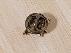 Vintage Bluebird Gold Toned Lapel Tie Tack Pin
