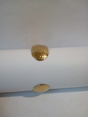 1/20 14k Gf Hammered Cuff Bracelet Gold Tone Made In USA