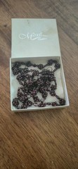 Mariell Genuine Ruby Almandine Garnet Cluster Necklace w/ Matching Earings Set