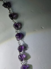 Amethyst Stone 26″Natural Polished No Clasp