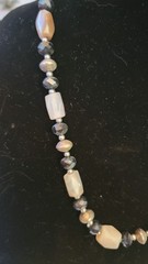 Vtg Lot 10 Costume Fashion Jewelry Quartz Faux Pearl Earrings Necklaces Estate