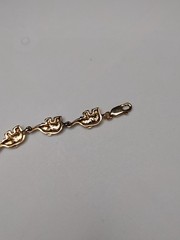 7.5 Inch Elephant Link Bracelet