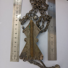 Ethnic Chandelier Necklace Boho Folk Bell Fringe Tribal Middle Eastern Statement