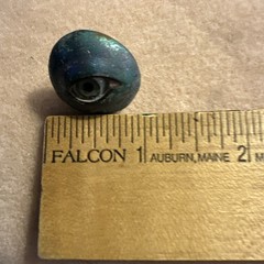 Vintage Evil Eye Tack Pin Surreal Art Jewelry Gothic Oddities Handmade