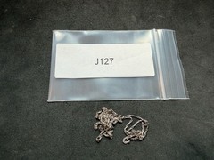 1.08g Vintage Sterling Silver 925 Rope Chain Necklace 20 in M