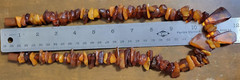 RARE OLD HUGE Natural Baltic AMBER Beads Necklace 57